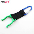 Adjustable water bottle holder neck strap